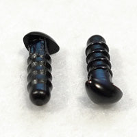 【鼻パーツ】 さしこみタイプ 黒 6.0mm