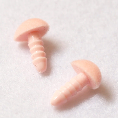 【鼻パーツ】 さしこみタイプ フロッキー・ピンク 9.0mm