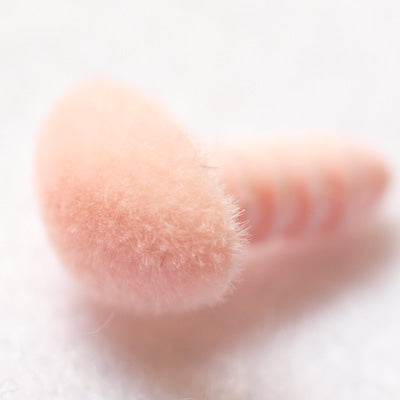 【鼻パーツ】 さしこみタイプ フロッキー・ピンク 9.0mm