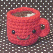 【あみぐるみキット】コーヒーカップのサム