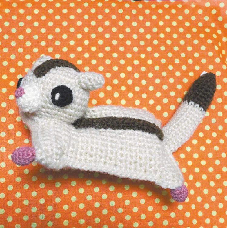 【あみぐるみキット】フクロモモンガのモモ