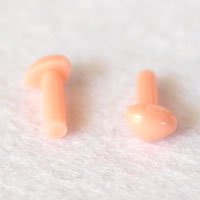 【鼻パーツ】 さしこみタイプ　ペールオレンジ　4.5mm