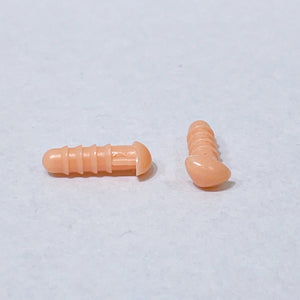 【鼻パーツ】 さしこみタイプ　ペールオレンジ　6.0mm